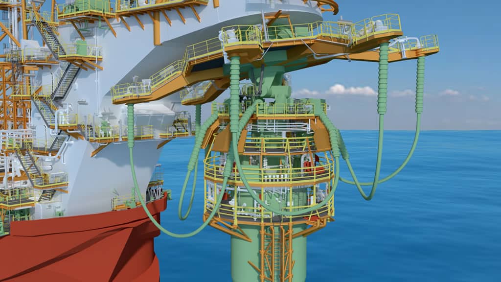 Intelligent CAD Model Created with Photogrammetry of a Floating Production Storage and Offloading (FPSO) unit used as a Digital Twin