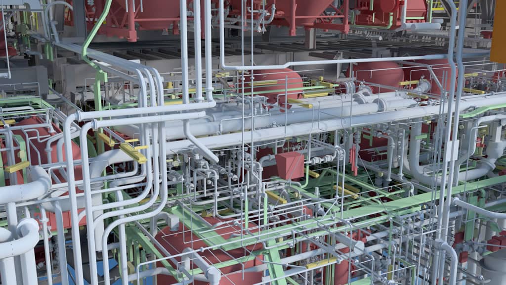 Intelligent CAD Model Created with Photogrammetry of Gas Production Platform used as a Digital Twin