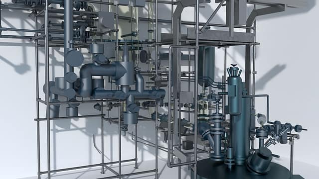 3D as-built CAD model chemical plant