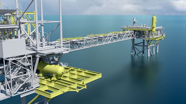 Digital twin of two offshore platforms